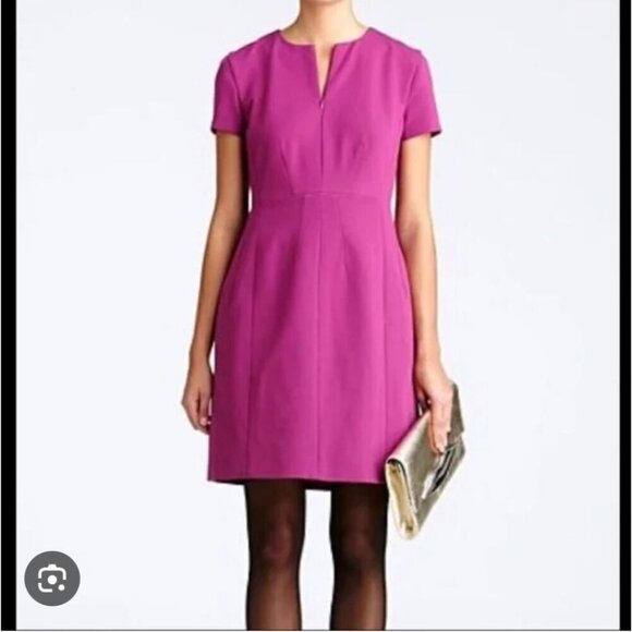 DIANE VON FURSTENBERG | Agatha Knit Dress Purple Sz 2 - Picture 1 of 9
